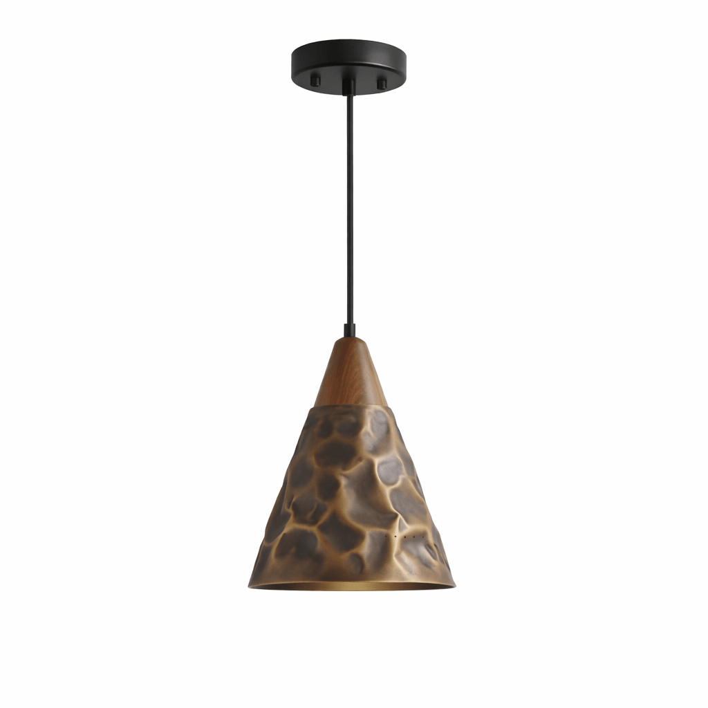 Dravik Hammered Brass Pendant Light Collection – Artisan Metal Pendants for Modern Interiors