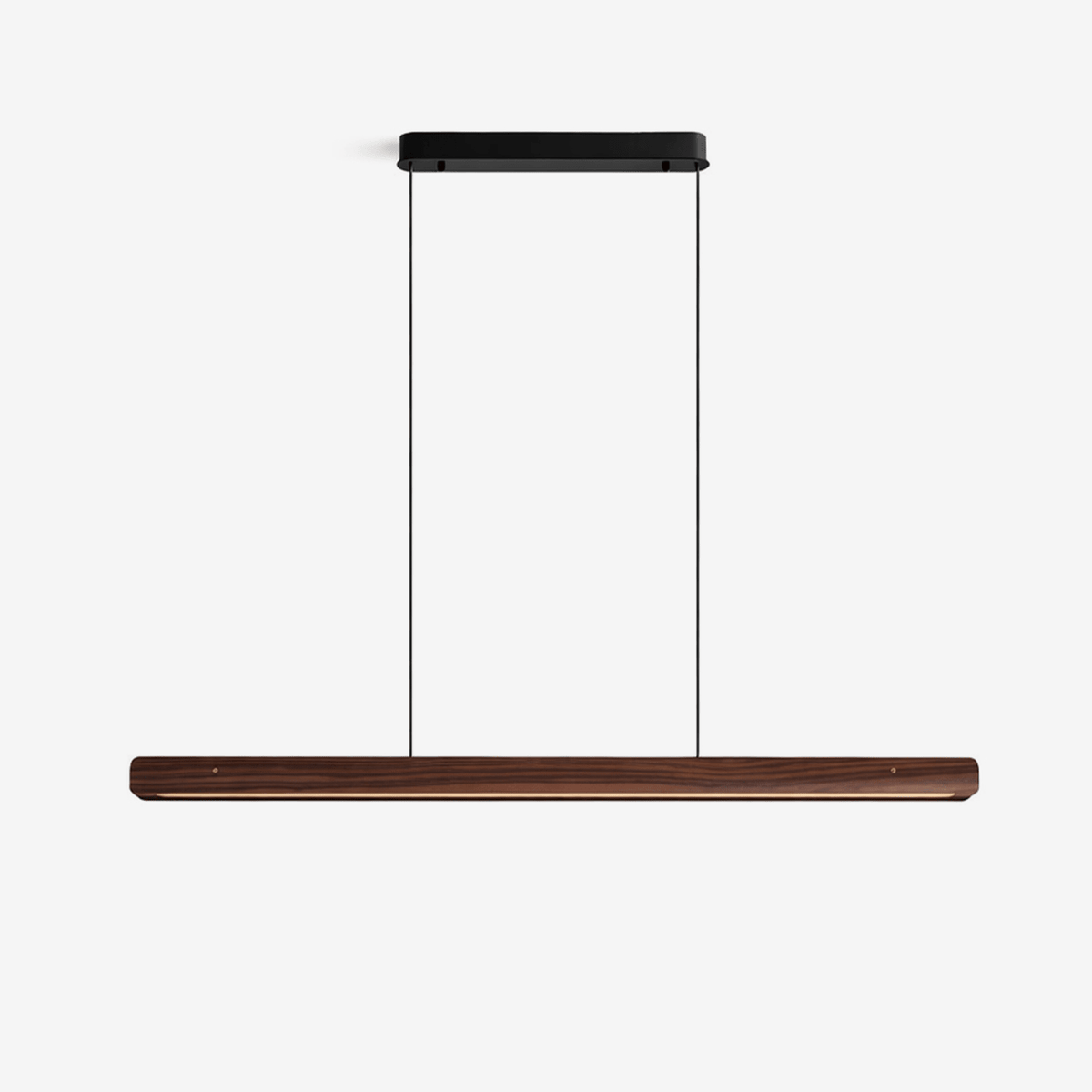 Lignar Beam Pendant Light – Modern Wood LED Linear Pendant Lamp