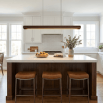 Lignar Beam Pendant Light – Modern Wood LED Linear Pendant Lamp