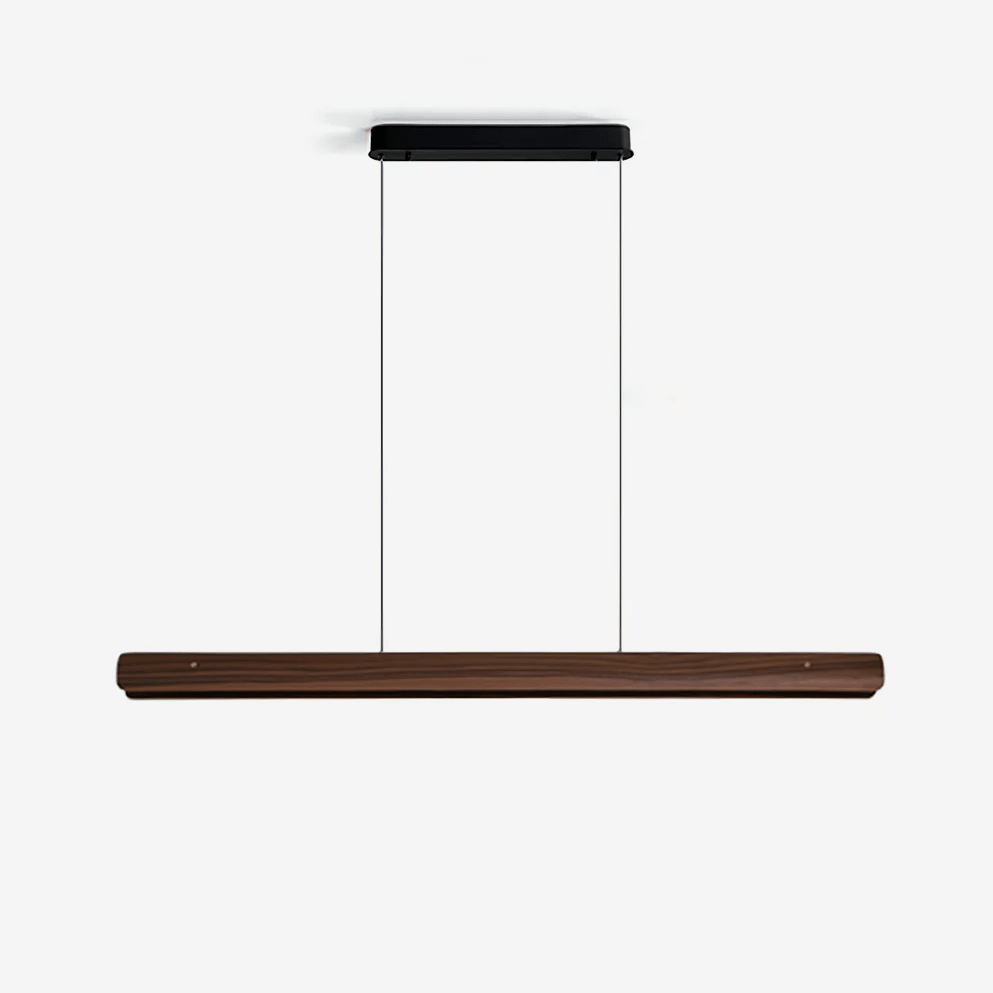 Lignar Beam Pendant Light – Modern Wood LED Linear Pendant Lamp