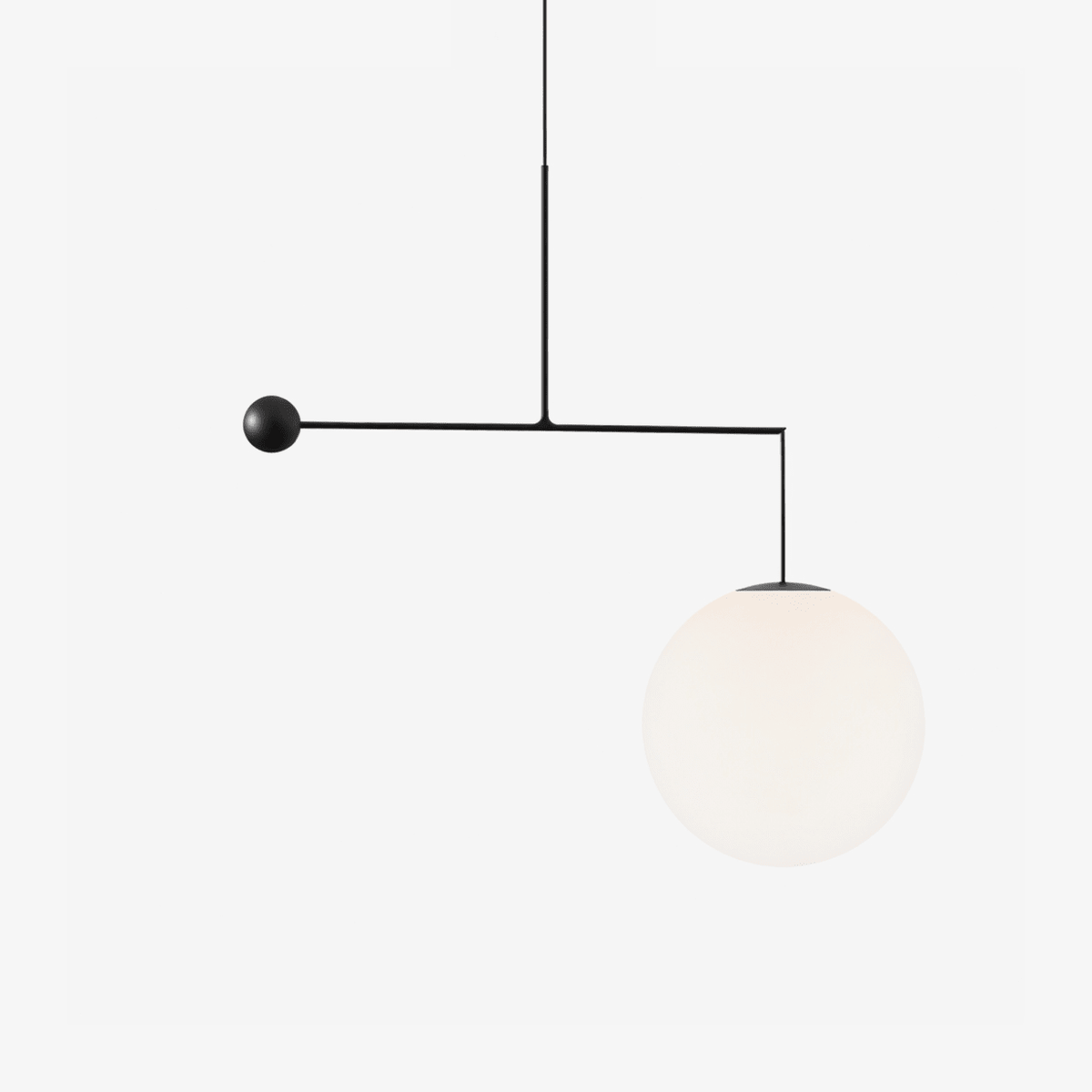 Equinox Balance Pendant Light – Modern Minimalist Glass Globe Chandelier