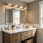 Travertine Duo Wall Sconce — Natural Stone LED Wall Light