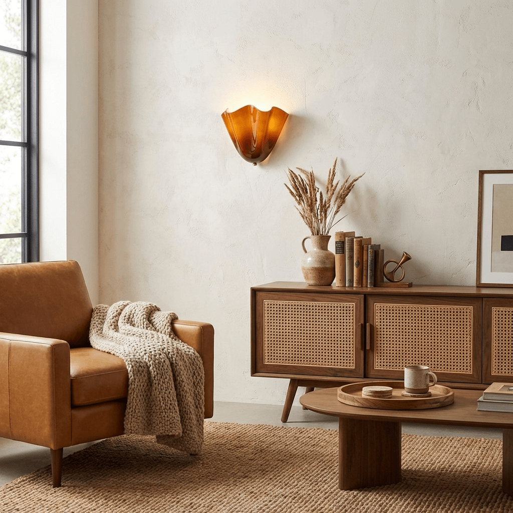 Petalia Sculptural Glass Wall Sconce | Modern Organic Lighting