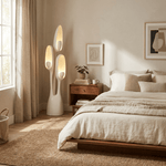 Bloom Pod Sculptural Floor Lamp with Organic Petal Shades