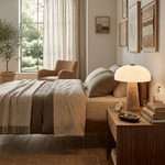 Haloire Marble Table Lamp – Modern Sculptural LED Desk Light