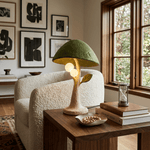 Forest Mushroom Table Lamp – Sculptural Nature-Inspired LED Table Light for Bedroom & Living Room