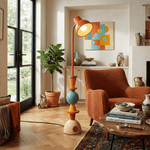 Playform Color Block Floor Lamp – Sculptural Metal LED Floor Light