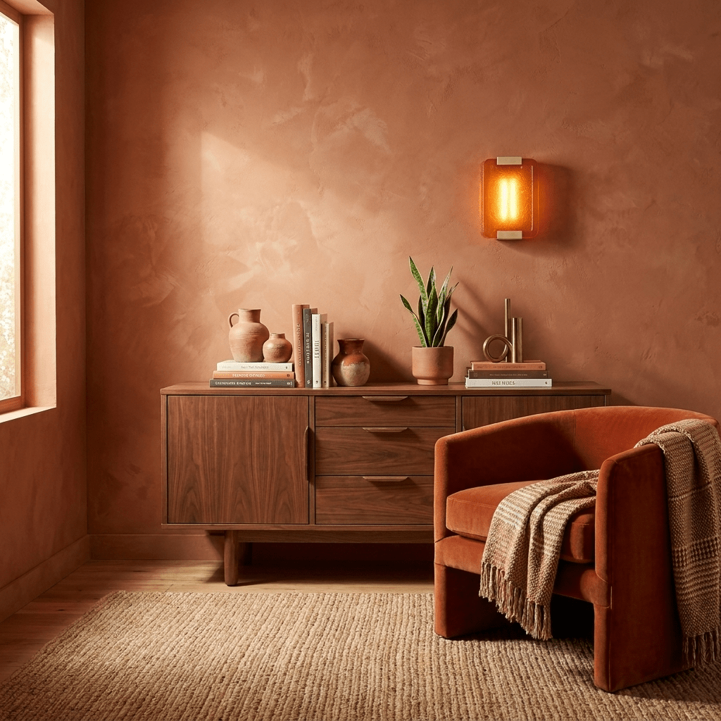 Verella Cast Resin Wall Sconce – Modern Artisan LED Wall Light