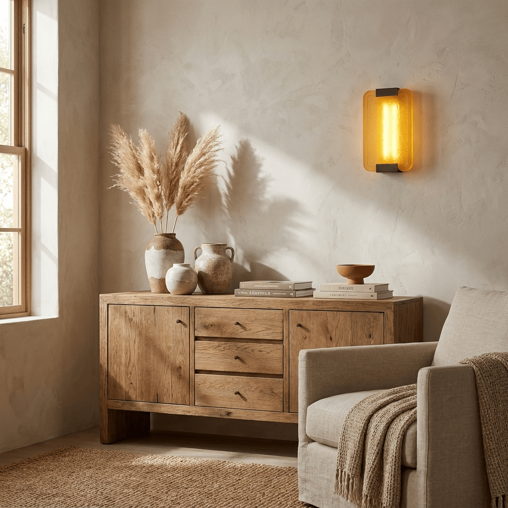 Verella Cast Resin Wall Sconce – Modern Artisan LED Wall Light