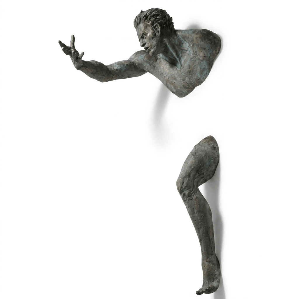 Dynamic Human Sculpture Collection – Contemporary Figurative Lighting Art