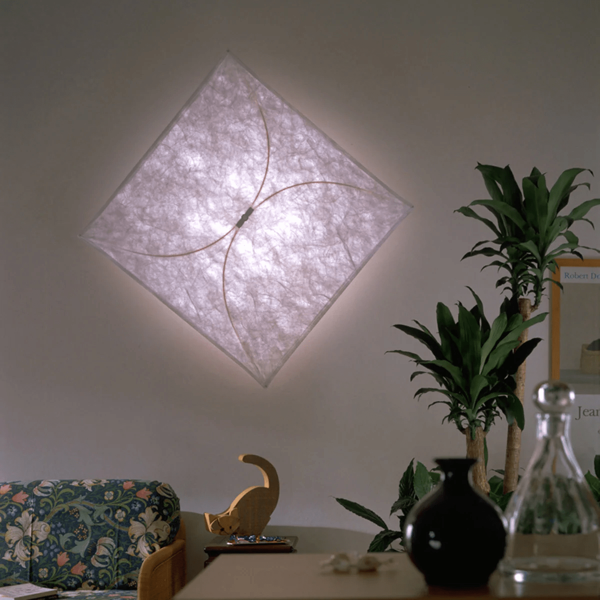 Kite Paper Wall Sconce with Warm Ambient Glow
