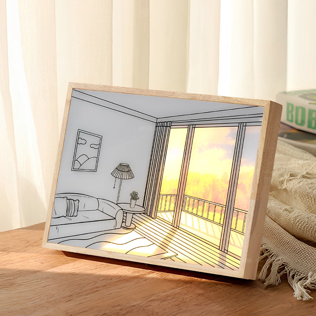 Ins Dimmable Led Painting Night Light Ha090908