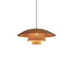Boho Woven Sunhat Pendant Light