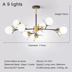 Nordic Living Room Modern Minimalist Creative Chandelier