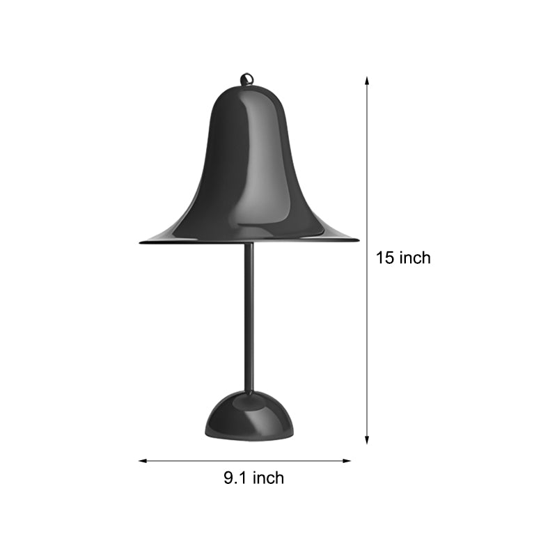 Polished Iron Led Nordic Portable Hat Table Lamp