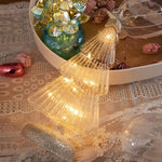 Tower Glass Table Lamp with LED Warm Glow for Modern Interiors