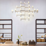 Creative Metal Special Shaped Geometric Led Designer Nordic Chandelier