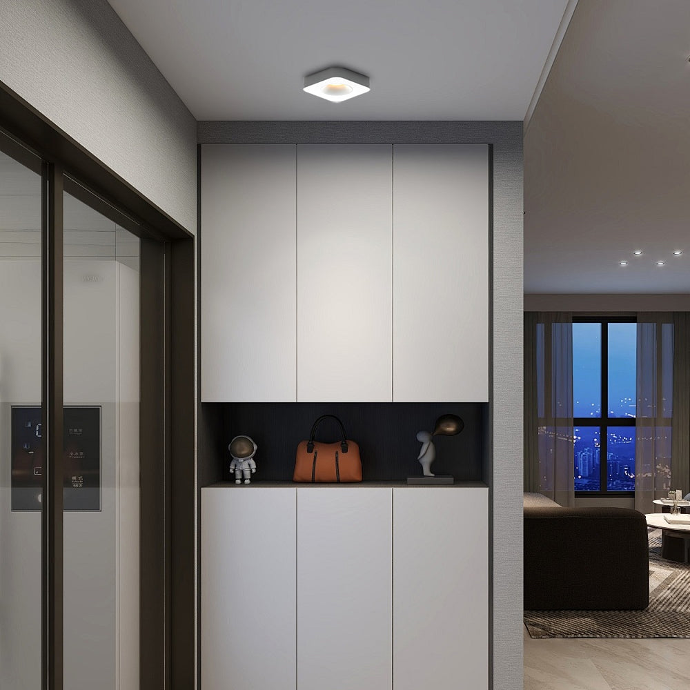 Square Led Anti Glare Flush Mount Ceiling Light