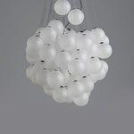 Cumulus Cascade Chandelier — Modern Glass Sphere Pendant Light