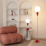 Minimalist Creative Flower Bud Cream Style Floor Lamp