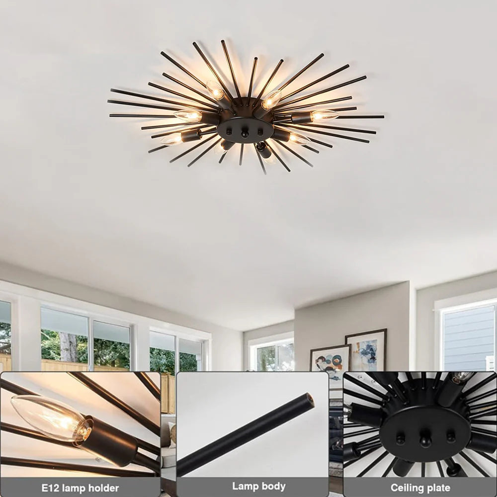 8 Light Metro Glow Ceiling Ligh