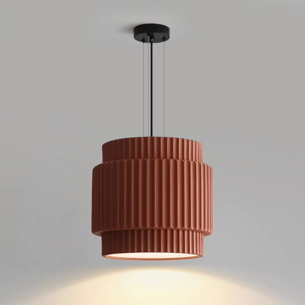 Sleek Bauhaus Resin Drop Light