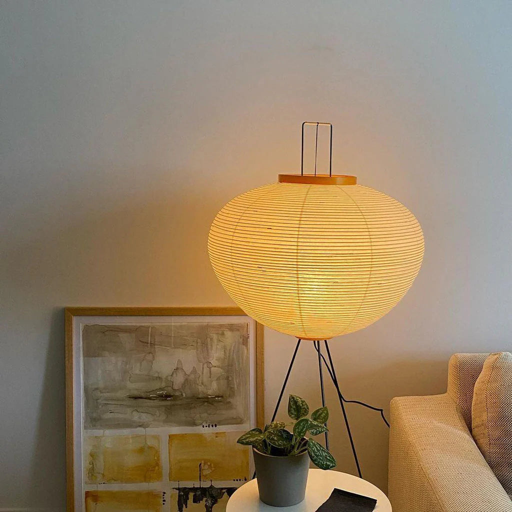 Oriental Paper Shade Lamp