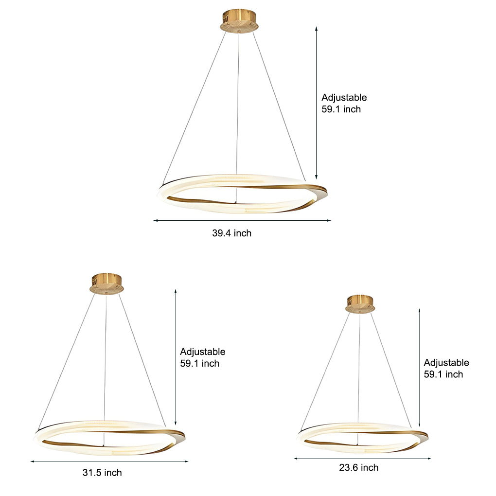Creative Rings Luxury Nordic Chandelier Ha098950