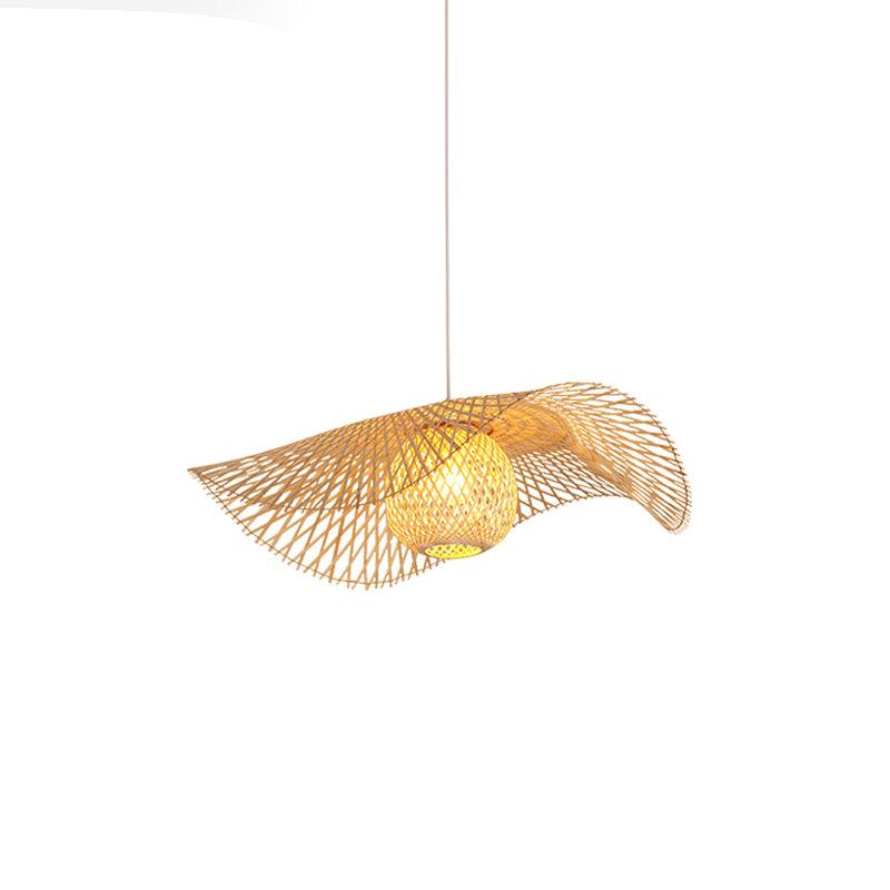 Rustic Bamboo Structure Pendant