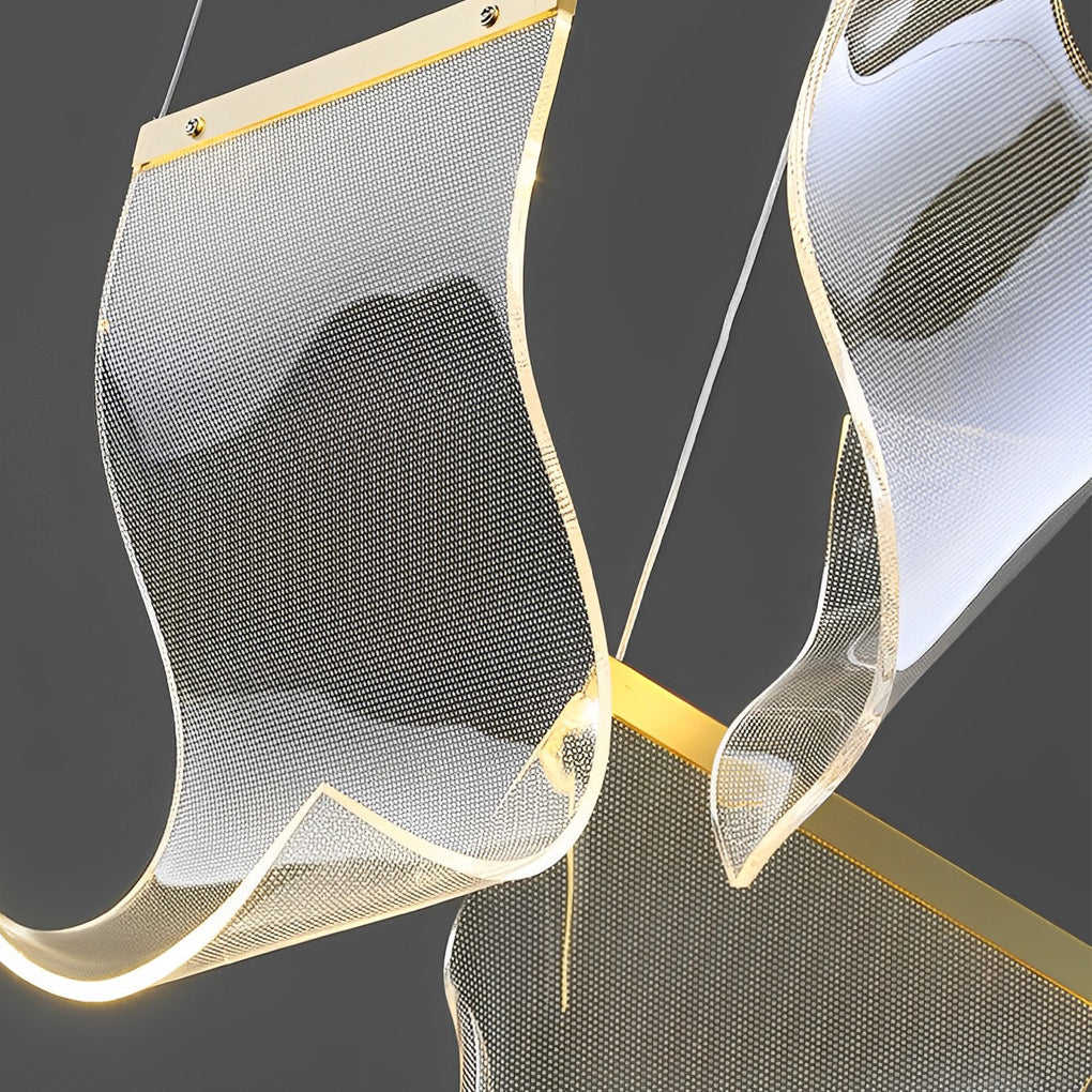 Irregular Curl Led Nordic Chandelier Ha084765