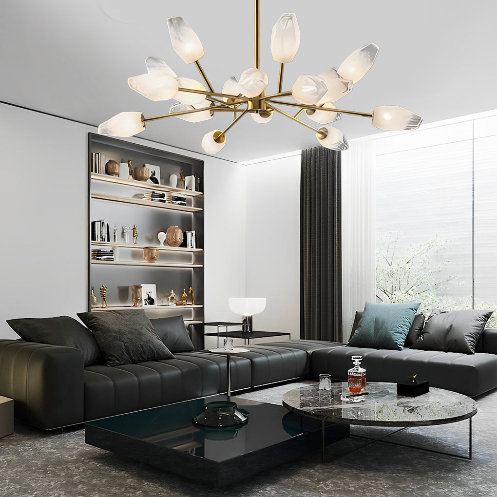 Glass Moleculars Led Chandelier Ha098867