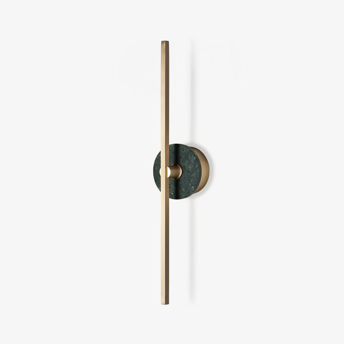 Zylaro Stone Wall Light – Brushed Brass & Marble LED Sconce