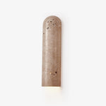 Lina Travertine Wall Sconce – Sculptural Stone Lighting for Modern Interiors