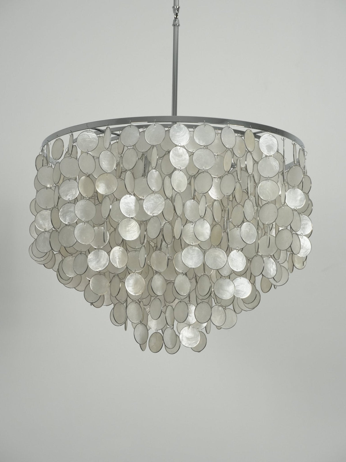Oceana Shell Chandelier — Natural Shell Pendant Light for Coastal Interiors