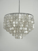 Oceana Shell Chandelier — Natural Shell Pendant Light for Coastal Interiors