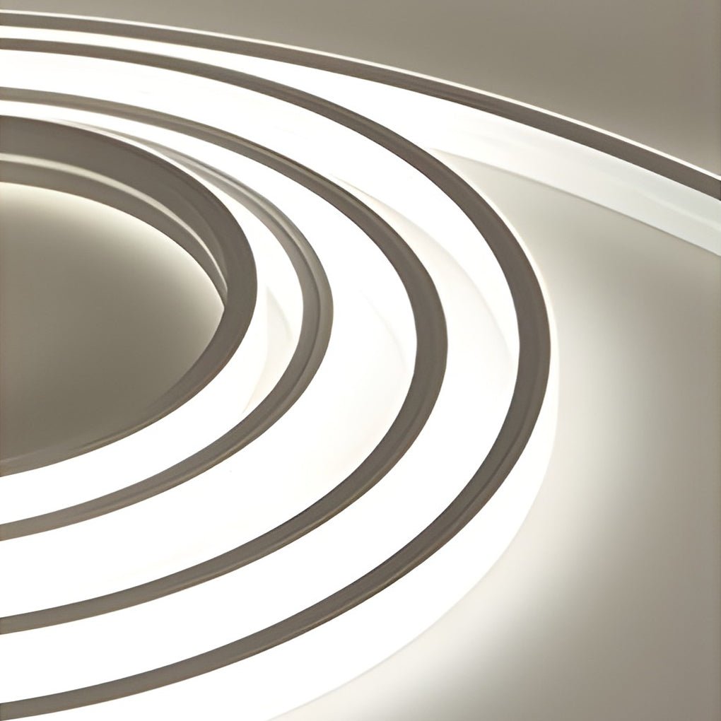 24V Waterproof Recessed Silicone Side Emitting Flat Led Strip Lights For Step And Deck Lighting