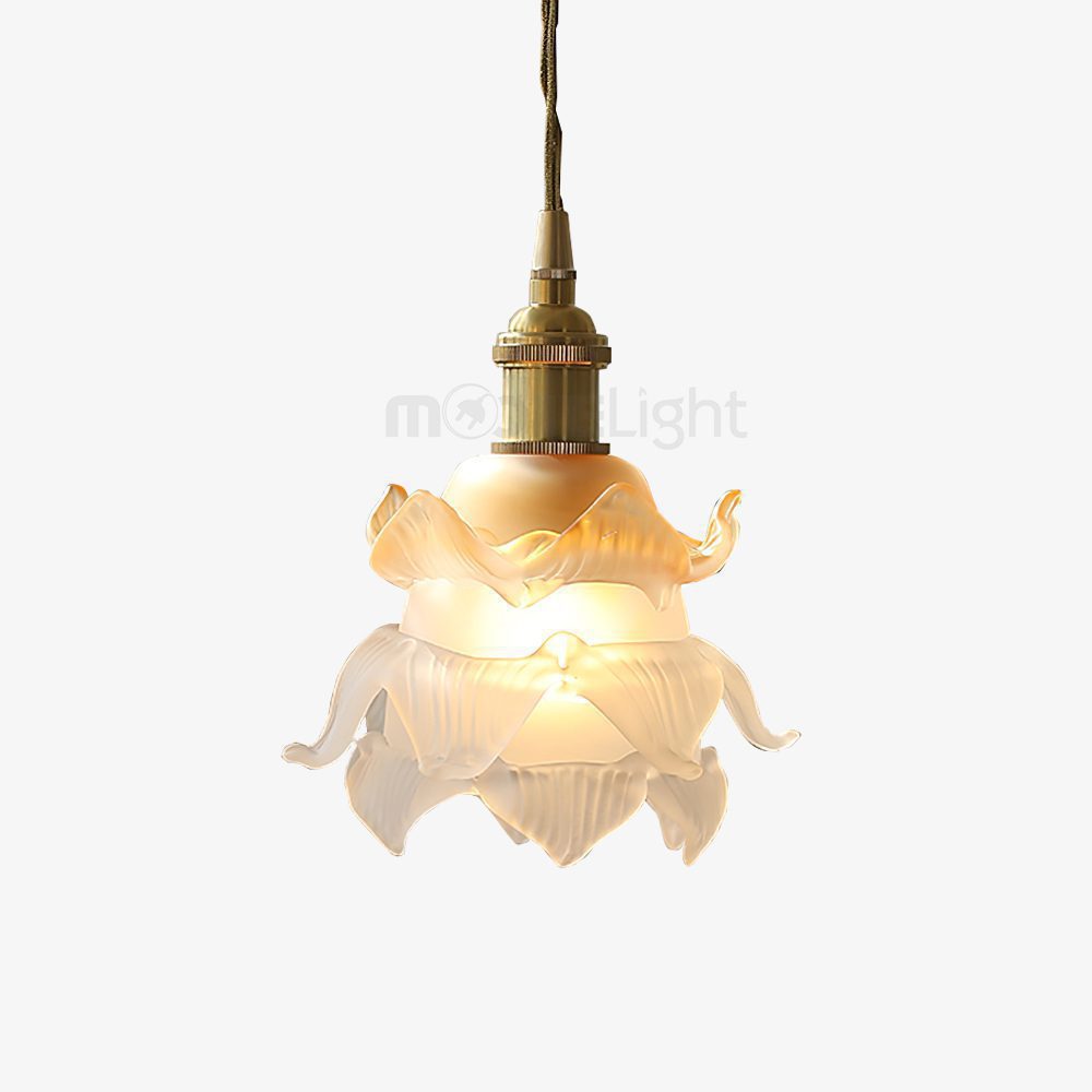1970 Floral Pendant Light