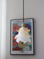 1970 Floral Pendant Light