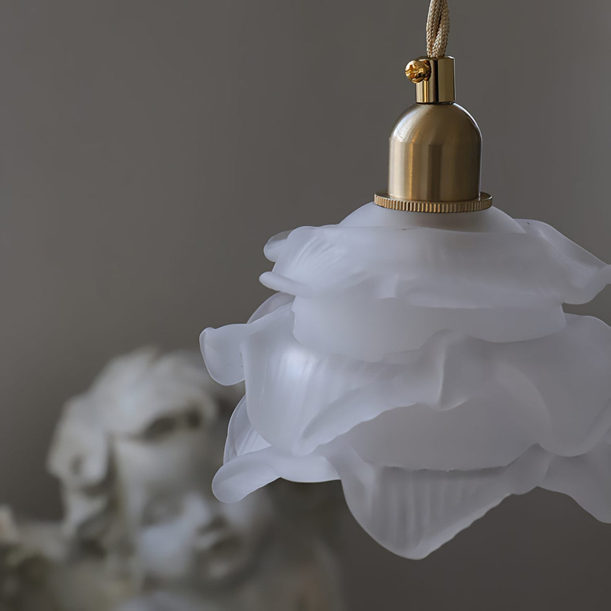 1970 Floral Pendant Light