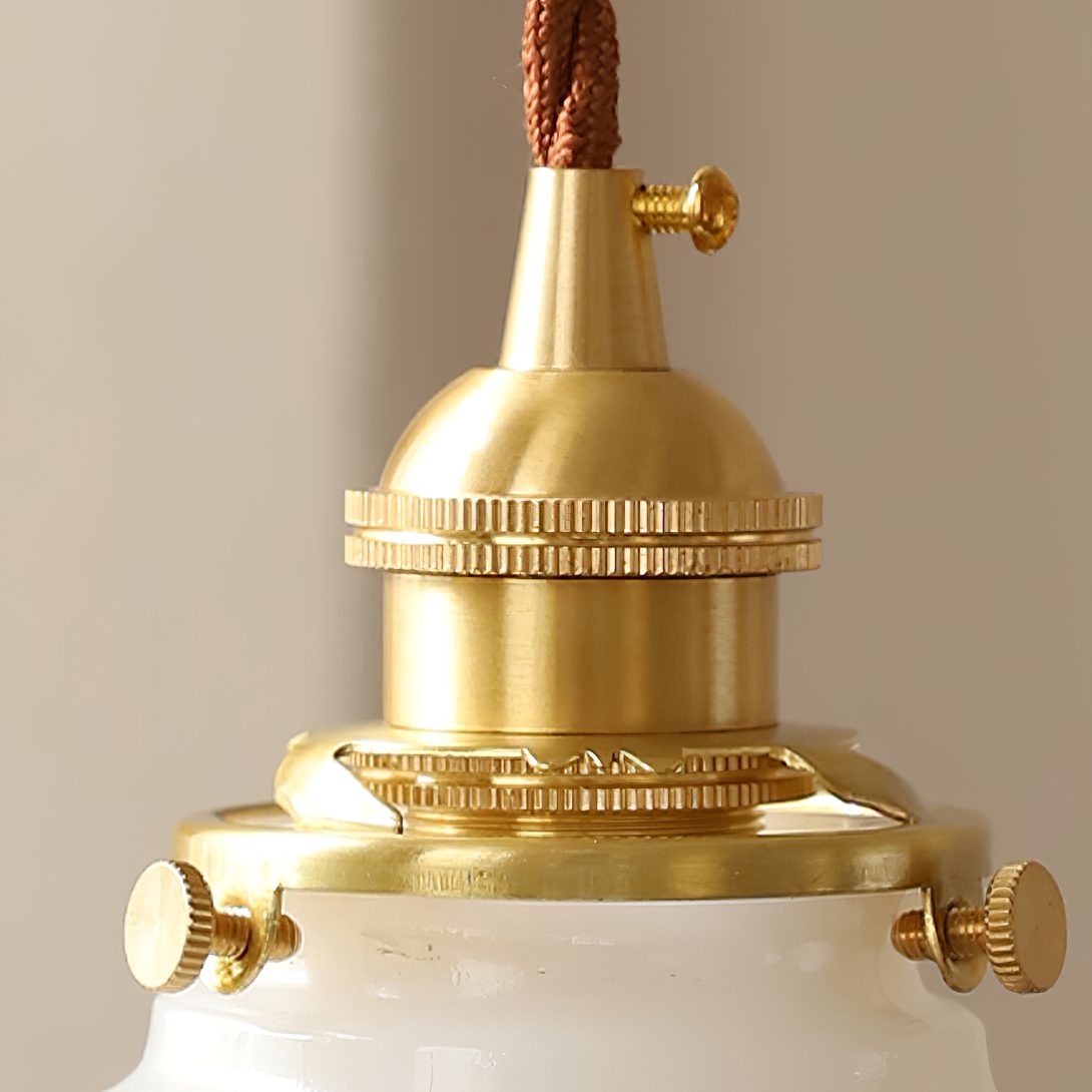 1970 Floral Pendant Light