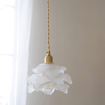 1970 Floral Pendant Light