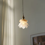 1970 Floral Pendant Light