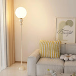 Minimalist Creative Flower Bud Cream Style Floor Lamp