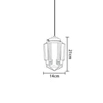 Vintage Frosted Glass Pendant Light