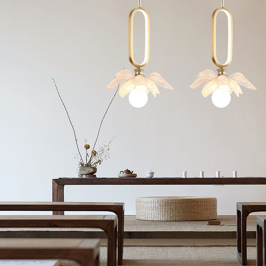 Creative Lotus Flowers Modern Pendant Light Li002524