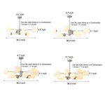 Molecular Lights Glass Modern Chandeliers Ha098629