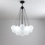 Aqua Sphere Chandelier