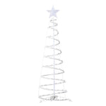 Spiral String Lights Led Artificial Christmas Trees Ornaments Floor Lamp