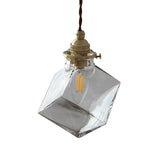 Square Glass Modern Pendant Light Ha076358