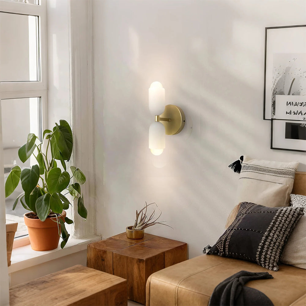 Creative Candle Shape Double Head Wall Lamp